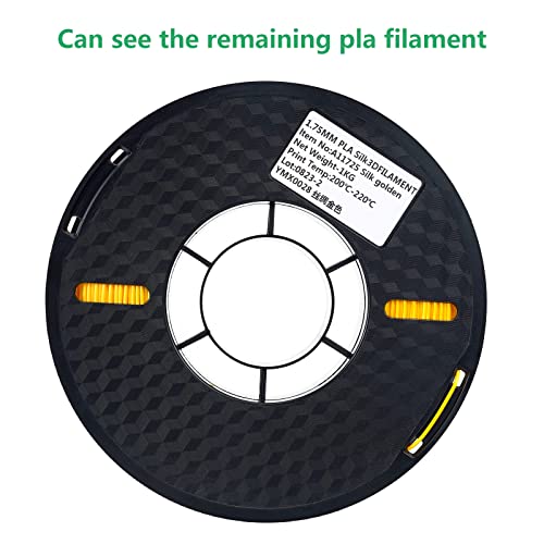 Kingroon Silk PLA Bundle 3D Printer Filament, Dimensional Accuracy +/- 0.03 mm, 10 kg Spool(22lbs)