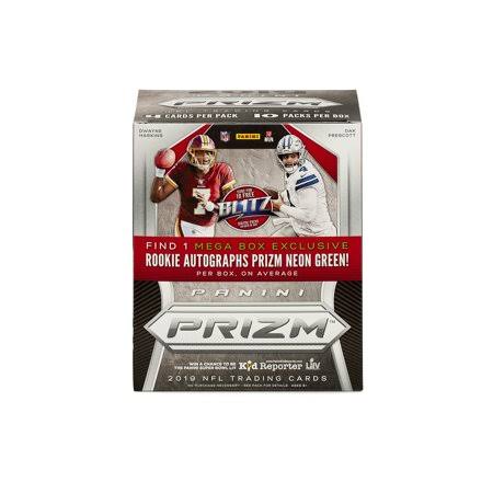 2019 Panini Prizm Football Retail Mega Box Factory Sealed 1 Auto per / 10 Packs