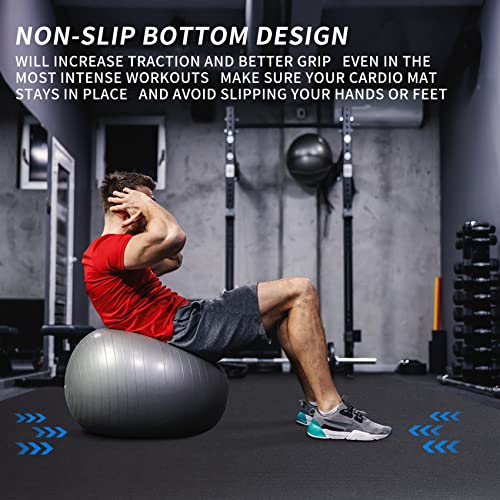 MRO Extra Large Exercise Mat 12'x7'/9'x7'/7'x7'/7'x5'(7mm), High-Density Workout Mats for Home Gym Flooring, Non-Slip, Extra Thick Durable Cardio Mat