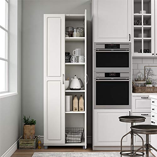 SystemBuild Evolution Kendall 24" Engineered Wood Utility Storage Cabinet Black