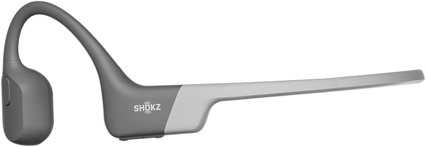 SHOKZ OpenRun Bluetooth Bone Conduction Running Headphones - SS23 - One - Grey