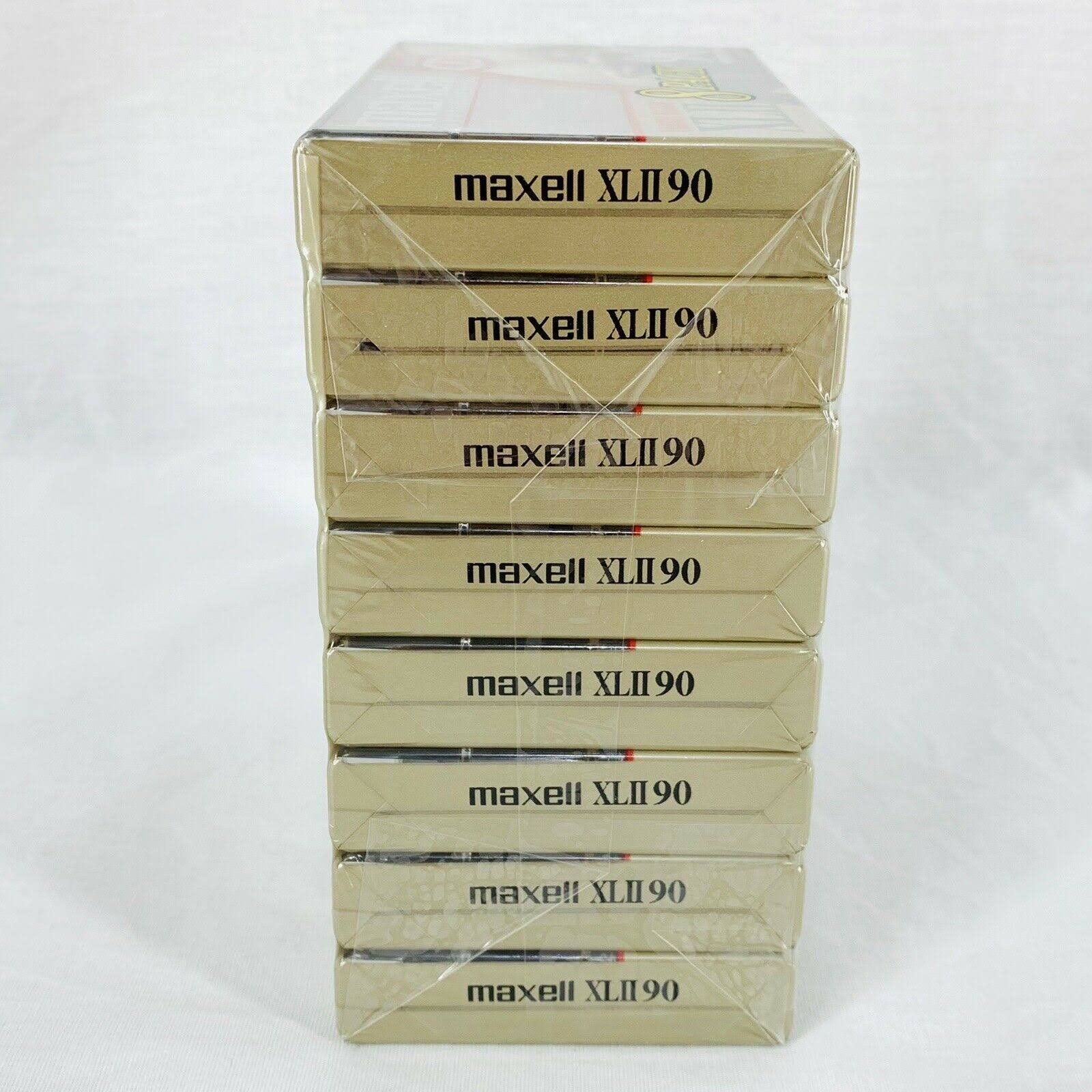 Maxell XLII Audio Cassettes - 8 Pack -90 Minute- High Bias