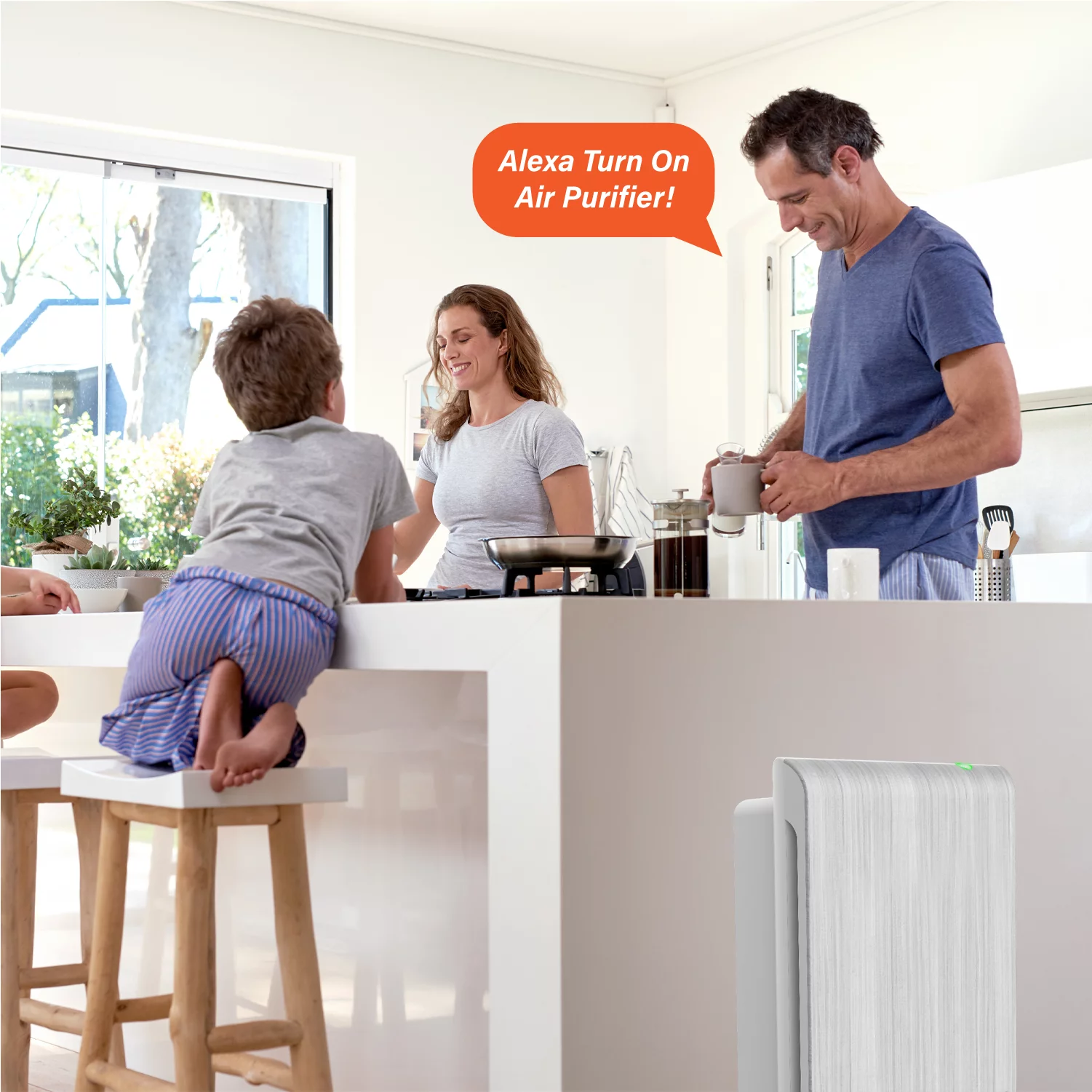 THE ASPEN Smart Air Purifier for Large Rooms  (Maximum 1500  Sq.Ft)