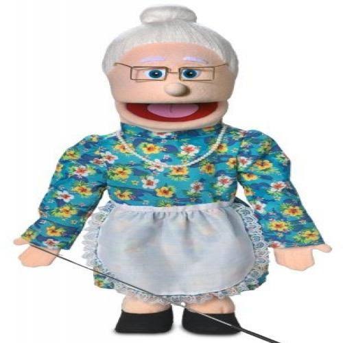 25" Granny Peach Grandmother Full Body Ventriloquist Style Puppet - Megean