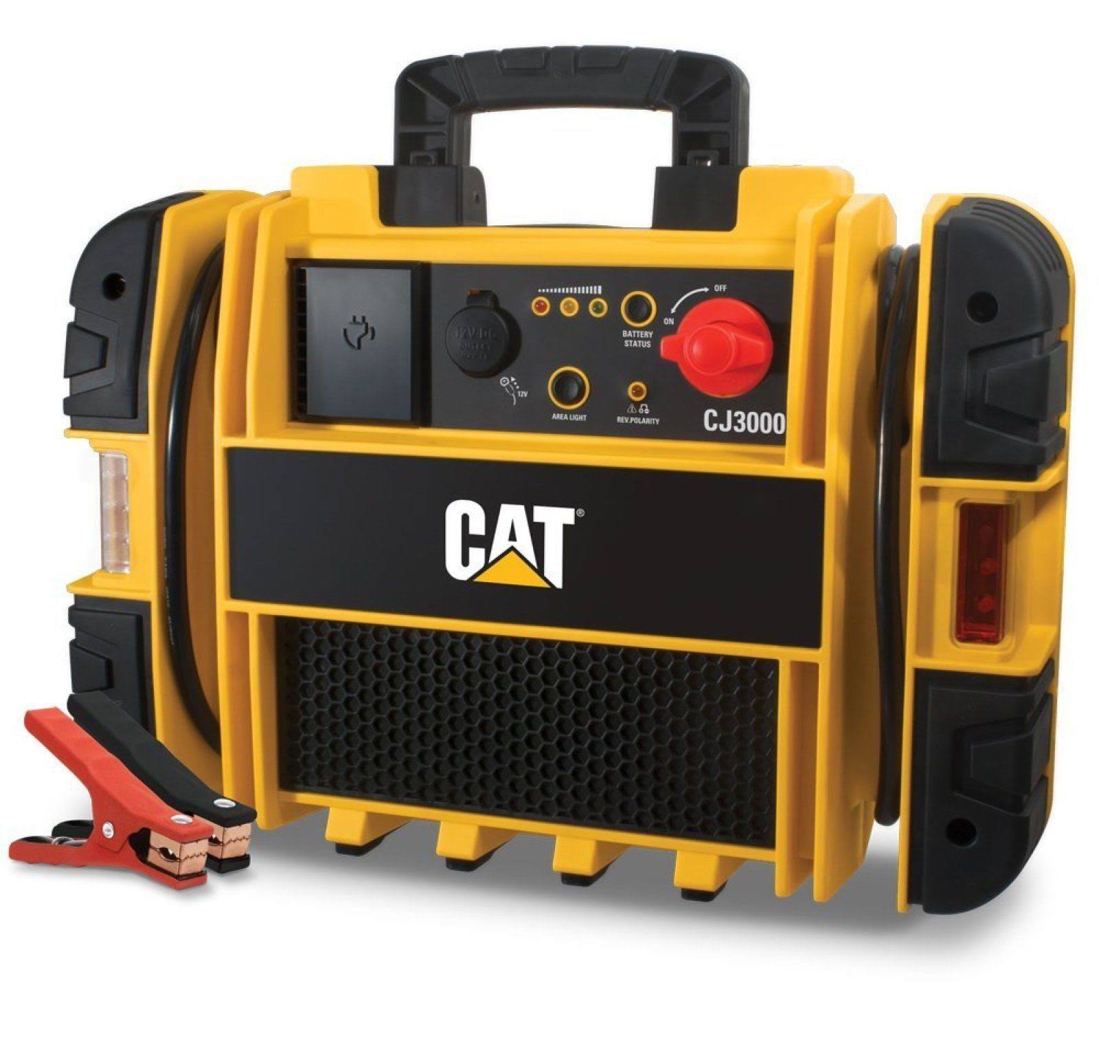 Cat CJ3000 Professional Jump Starter 2000 Peak 1000 Instant Amps with Built-In Power Switch