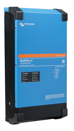 Victron Energy MultiPlus-II Pure Sine Wave Inverter Charger for 120 amp Battery, 120V, 3000VA 12-Volt
