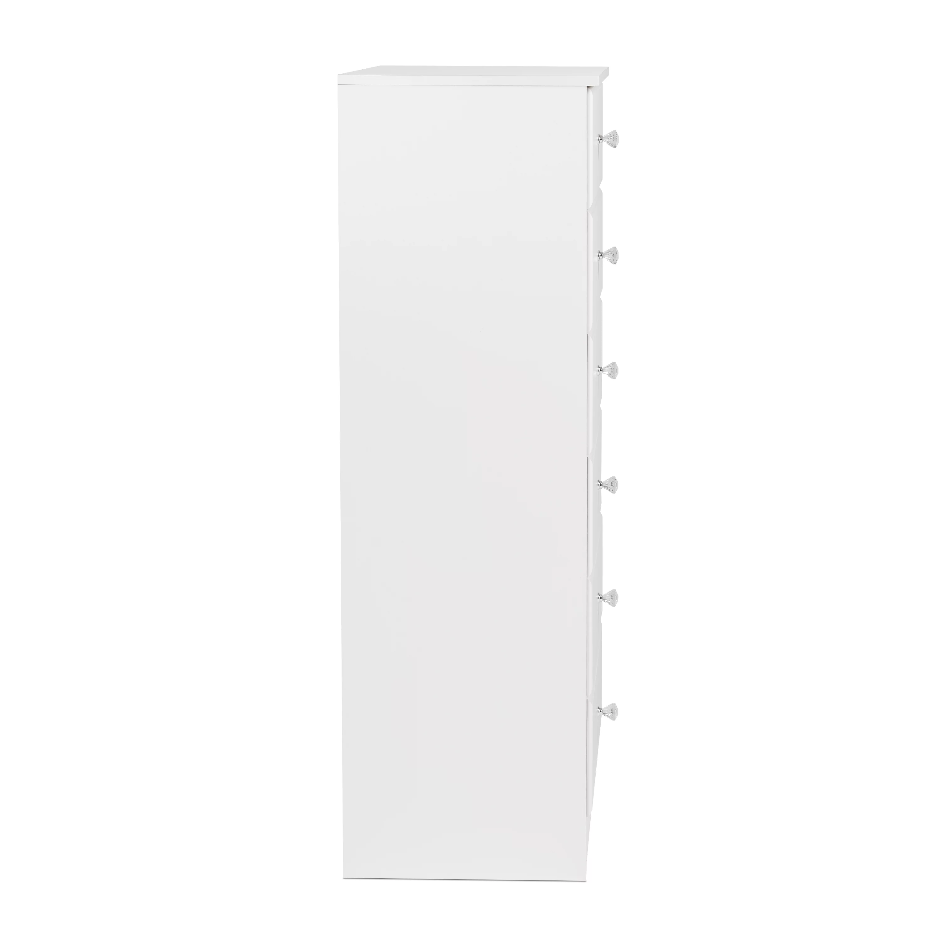 Prepac Astrid 6-Drawer Tall Chest, Crystal White