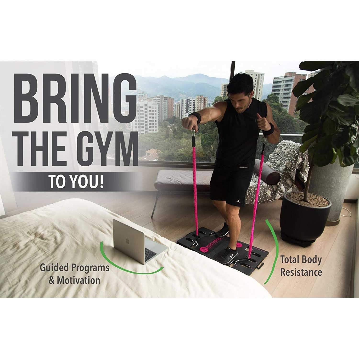 BodyBoss Home Gym 2.0 Full Portable Gym Workout Package - Sports Supplies Online Store
