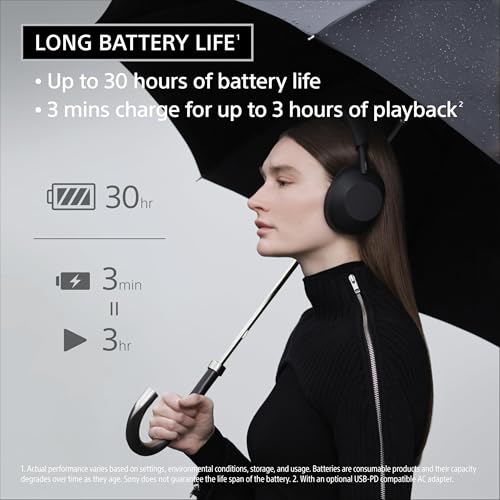 Sony WH-1000XM6 The Best Wireless Noise Canceling Headphones, HD NC Processor QN3, 12 Microphones, Adaptive NC Optimizer, Mastered by Engineers