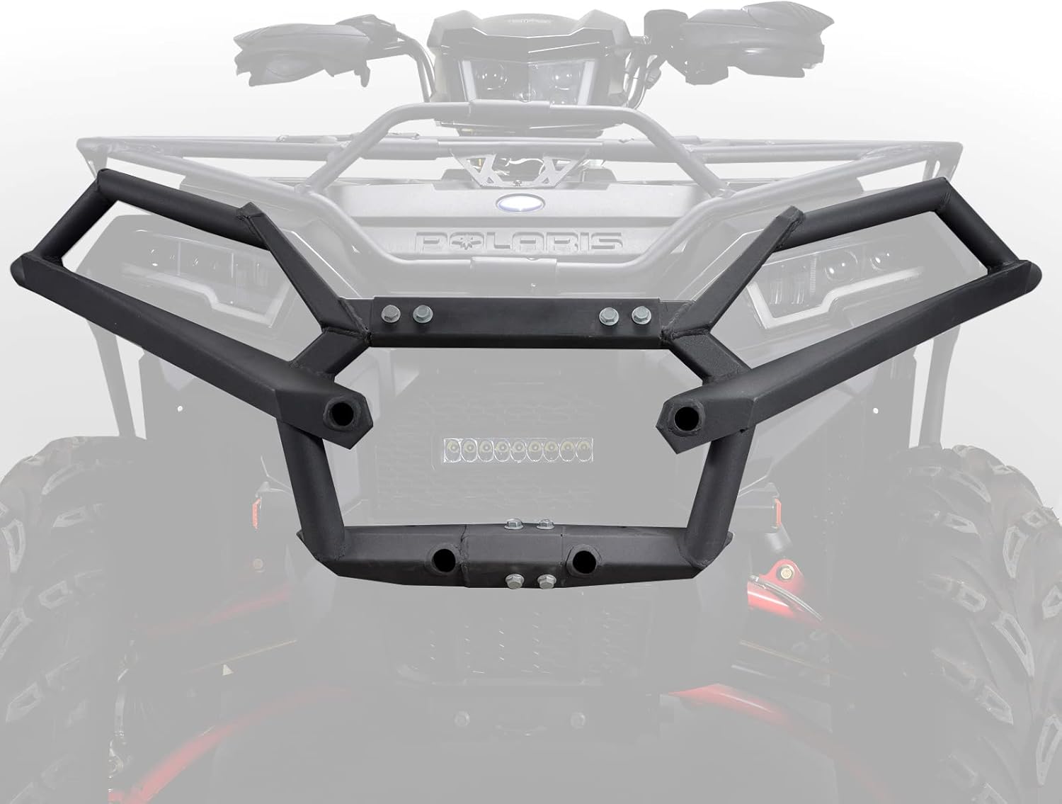 A & UTV PRO Rear Bumper Brush Guard for 2017-2022 Polaris Sportsman 850 / XP 1000,Heavy Duty Ultimate Series Steel Rear Bumper Protector Accessories