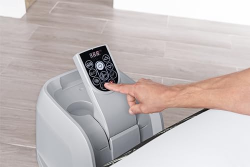 Bestway SaluSpa Hawaii EnergySense Smart Luxe AirJet Inflatable Hot Tub Spa (71" x 71" x 26") | Features LED Lights and App-Control | Fits Up to 4-6