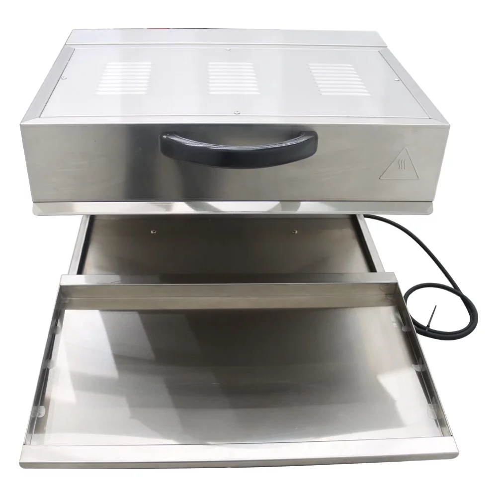 INTBUYING Electric Lift-Up Salamander Surface Stove Grill Barbecue Oven Cheese Melter Stainless Steel Kitchen Equipment 220V