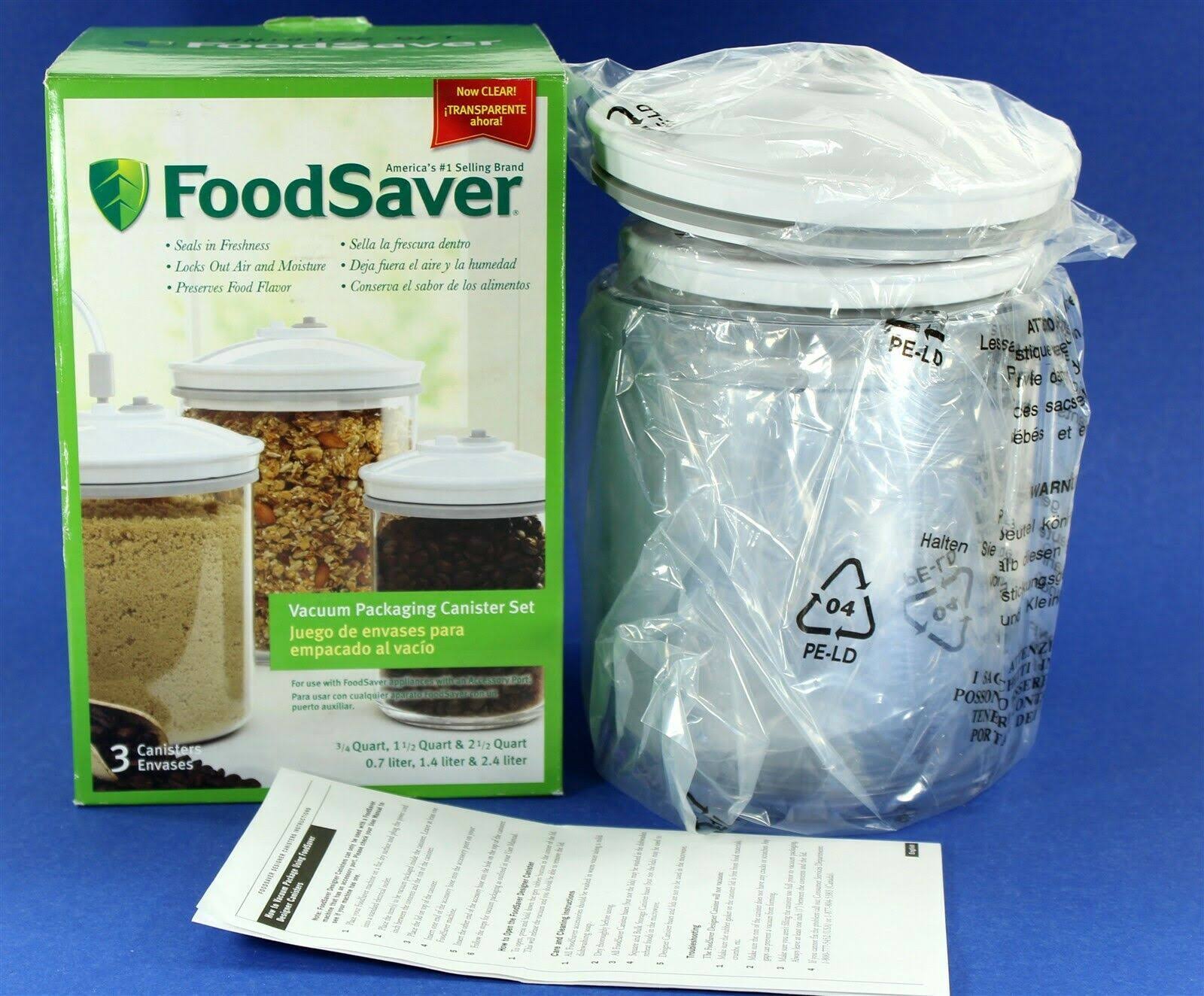 Foodsaver 3-Piece Canister Set