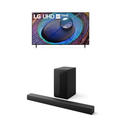 LG 65-Inch Class UR9000 Series Alexa Built-in 4K Smart TV (3840 x 2160),Bluetooth, Wi-Fi, USB, Ethernet, HDMI 60Hz Refresh Rate, AI-Powered 4K