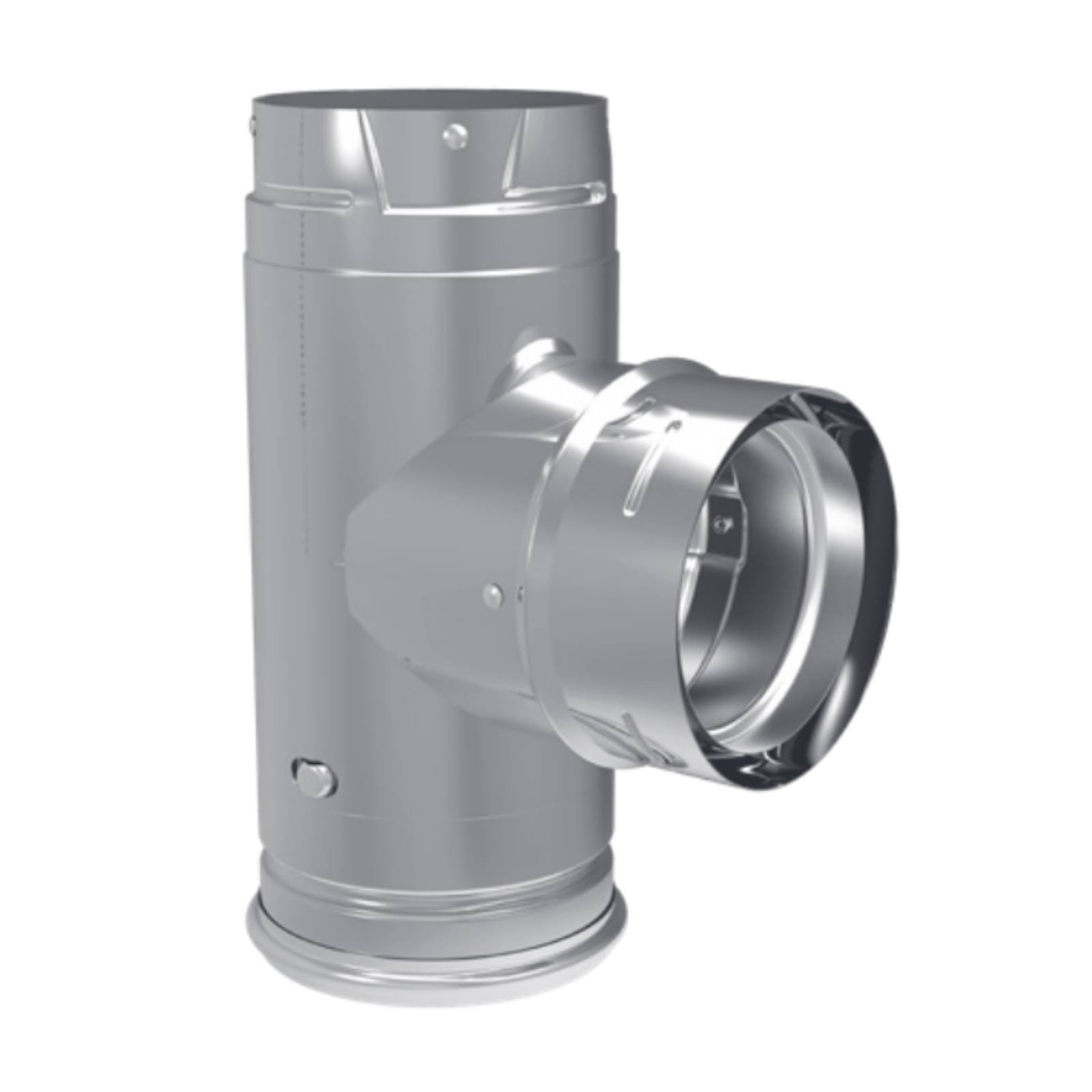 Dura Vent 3PVP-T1 3 in. Pellet Vent Pro Tee with Clean Out