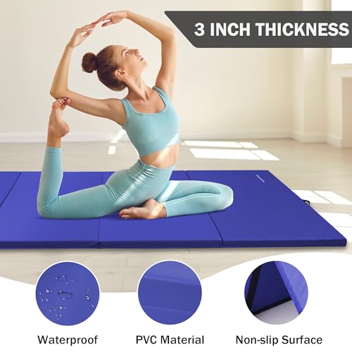 Extra Thick Folding Exercise Gymnastics Mat