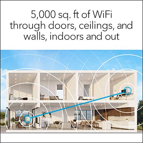 NETGEAR Orbi 370 Series Dual-Band WiFi 7 Mesh Network System for Home (RBE373) &ndash; Wireless Router + 2 Extenders, Security Features, 5 Gbps