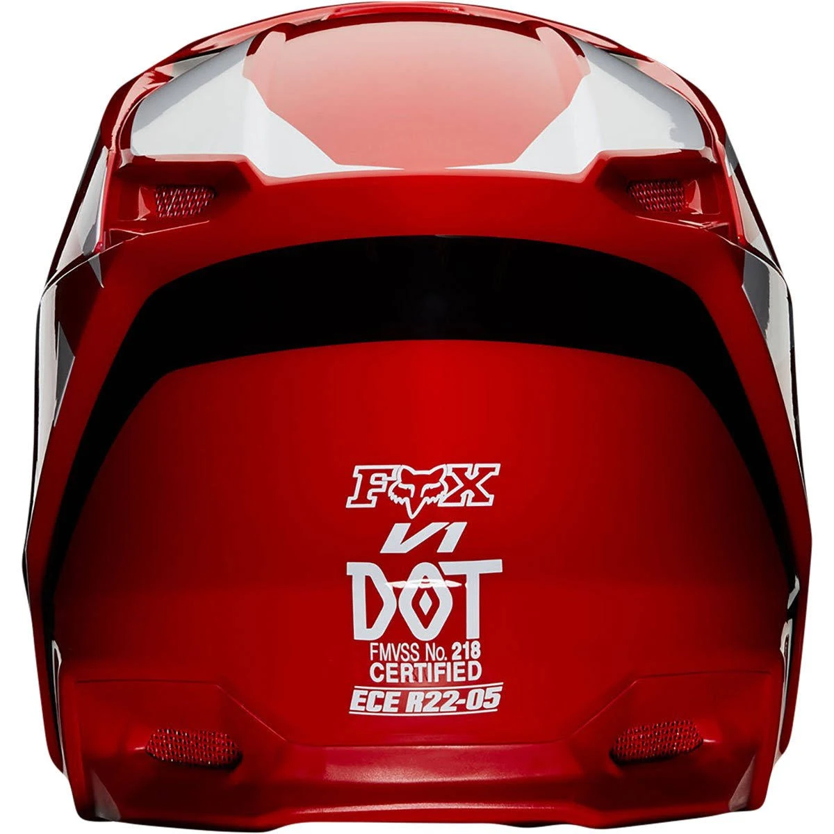 Fox Racing Youth V1 Prix Helmet Small Black/Yellow