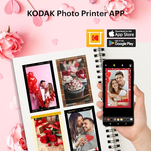 KODAK Mini Shot 3 Retro 4PASS 2-in-1 Instant Digital Camera and Photo Printer (3x3 inches) + 60 Sheets Cartridge Bundle, White