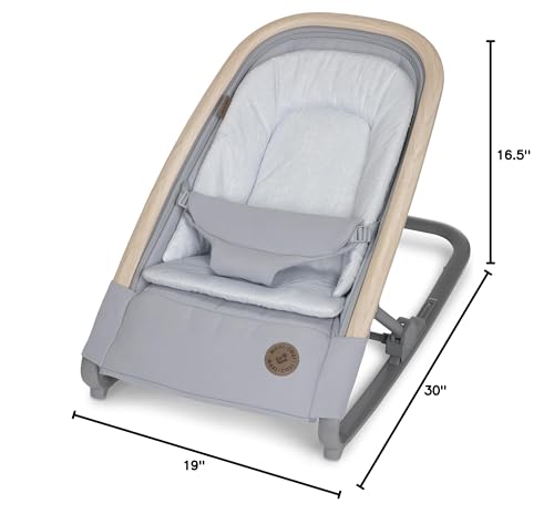 Maxi-Cosi Kori 2-in-1 Baby Bouncer Seat for Infants, Baby Rocker Chair, Portable Baby Bouncer, Classic Green