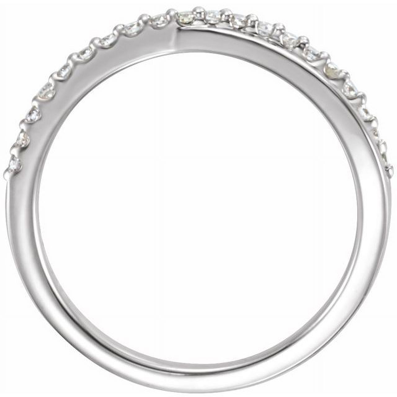 Platinum 1/5 CTW Natural Diamond Criss-Cross Ring 122773:6003:P