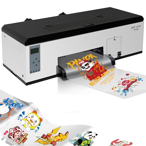 DTF Printer Machine - with XP600 Printhead, Faster Speed Higher Resolution 5760 * 1440dpi, T Shirt Printer DTF Transfer Machine with Roll Feeder
