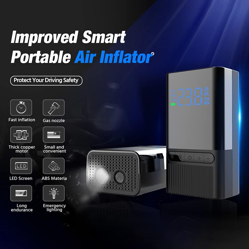 iSinofc Tire Inflator Portable Air Compressor