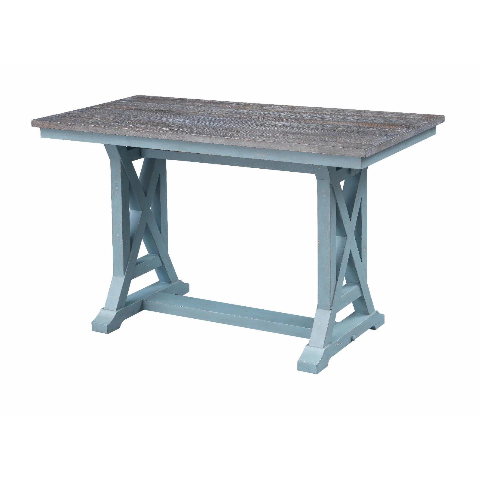 Coast To Coast Imports Bar Harbor Solid Wood Blue Counter Height Dining Table - Curated Treasures Market