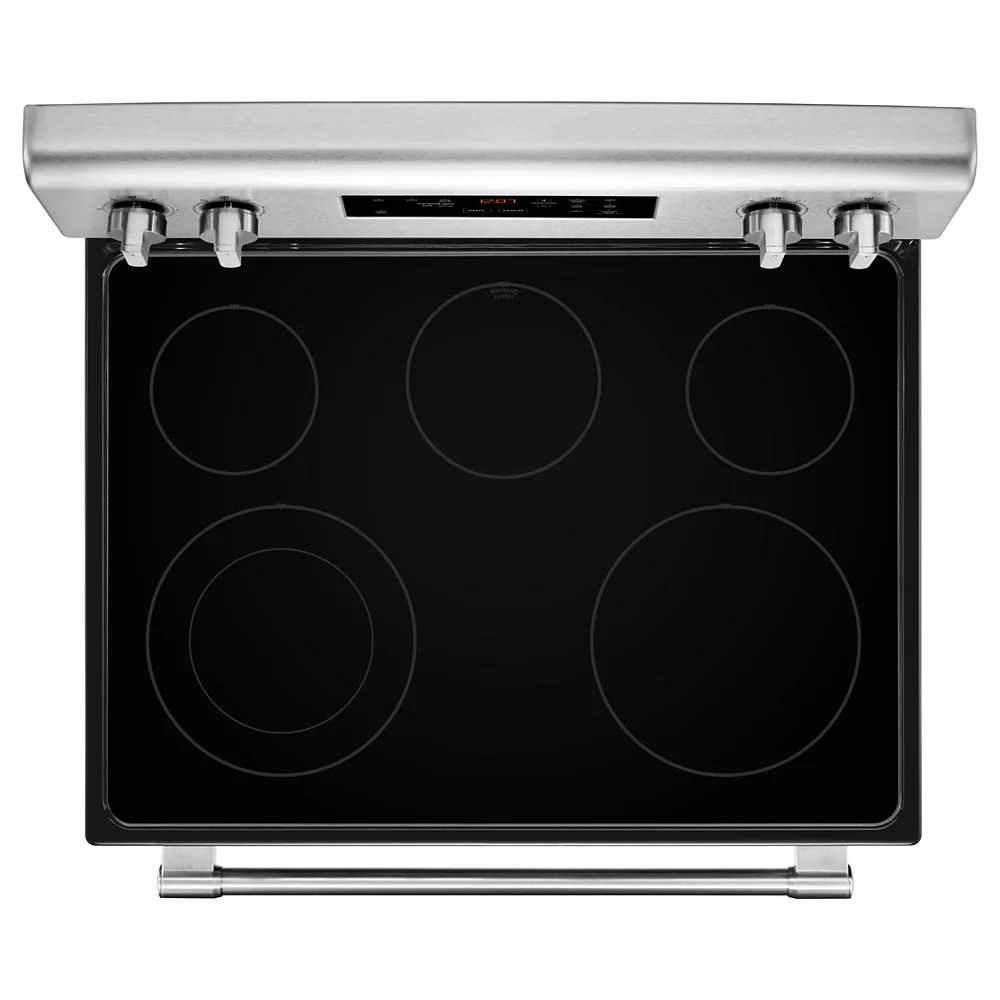 Maytag Mer6600f 30" Wide 5.3 Cu. Ft. Capacity Free Standing Electric Range - Stainless