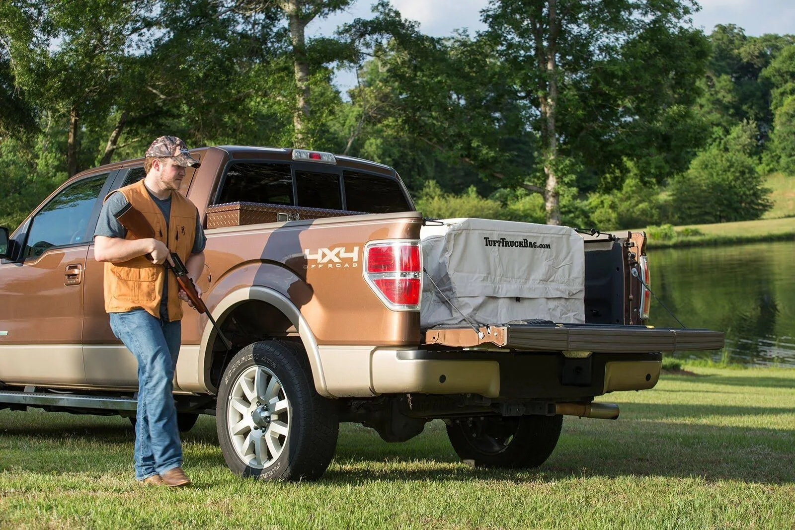 Tuff Truck Bag TTB-K Waterproof Truck Bed Cargo Bag - Khaki