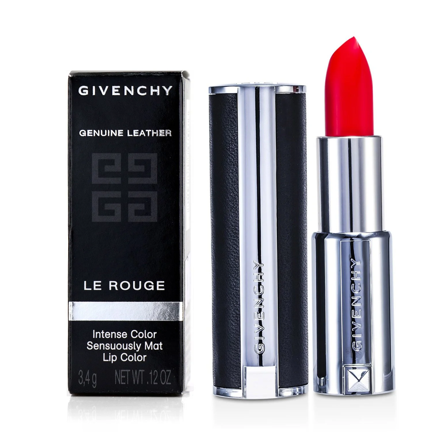 Givenchy Le Rouge Intense Color Sensuously Mat Lipstick - # 202 Rose Dressing  3.4g/0.12oz