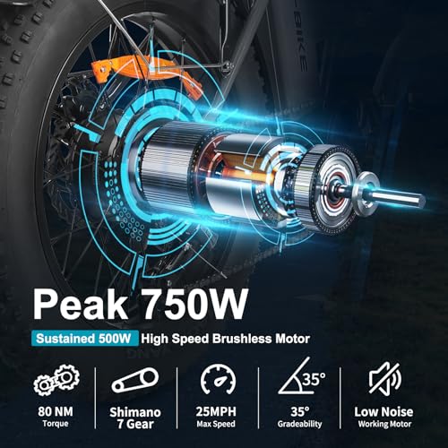 Electric Bike for Adults, 500W/750W Long Range Foldable Ebike with Removable Battery, 40-120 Mile/20-30MPH
