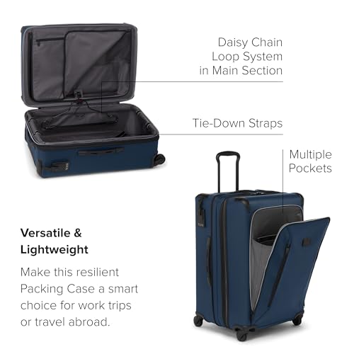 TUMI - Aerotour 4 Wheel Expandable Luggage - Men's and Women's Business and Leisure Travel Suitcase - 21.75" International Expandable Carry-On, Black