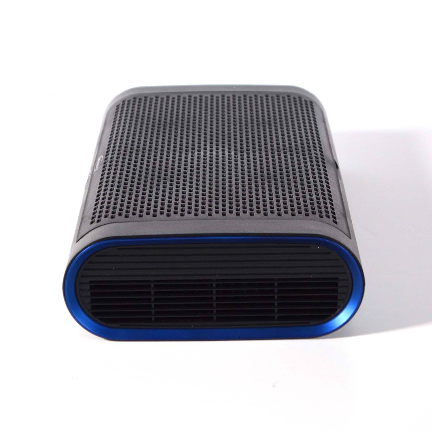 Soleus Air Car/Home HEPA Air Purifierwith LED Air Quality Indicators, Removes 99.97% of Particles - Black