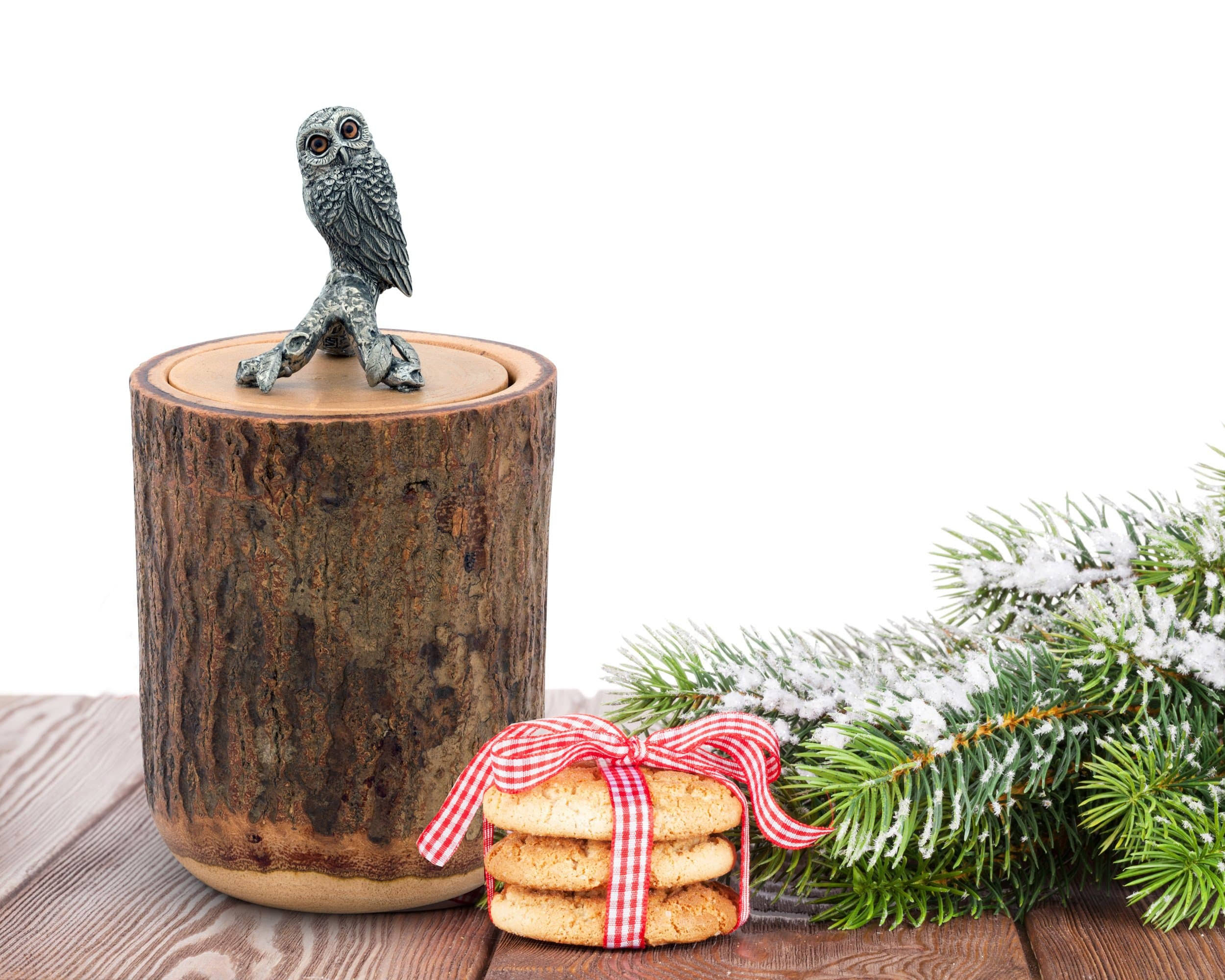 Vagabond House Owl Wood Canister