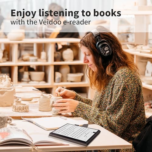 Veidoo 10.3 inch Ebook Reader, Large E-Ink 1872 * 1404 227ppi Touch Screen, 64GB ROM, WiFi, Android E-Reader, Built-in Speaker