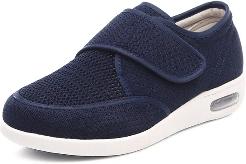 Yytcsjz Men's Diabetic Shoes Wide Width Shoes, Swollen Feet Adjustable Large Size Walking Shoes, Unisex Diabetic Slippers, for Swollen Feet