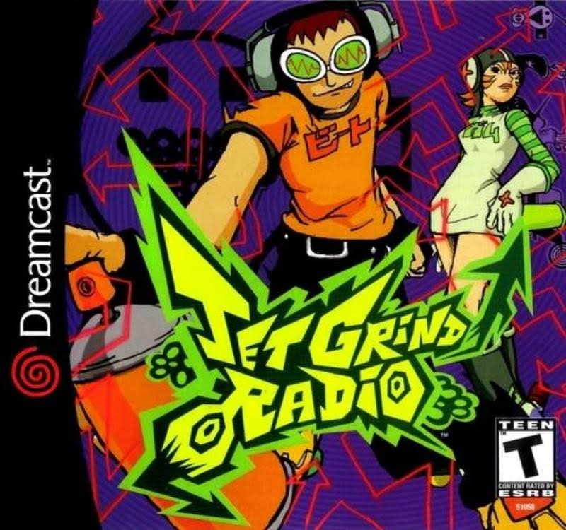 Jet Grind Radio Dreamcast Game