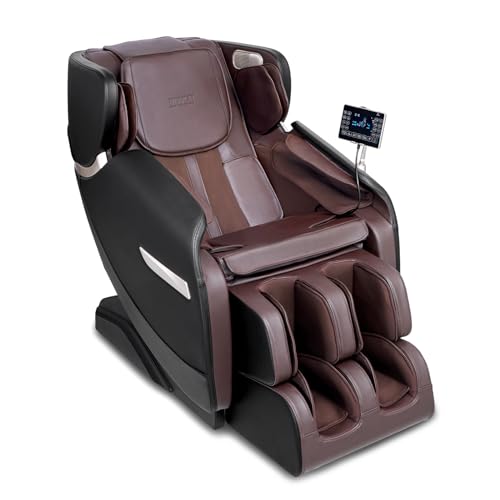VEVOR Full Body Massage Chair, SL-Track Zero Gravity Massage Recliner, 3D Shiatsu, Body Scan, Heating, Bluetooth Speaker, Airbags for Living Room