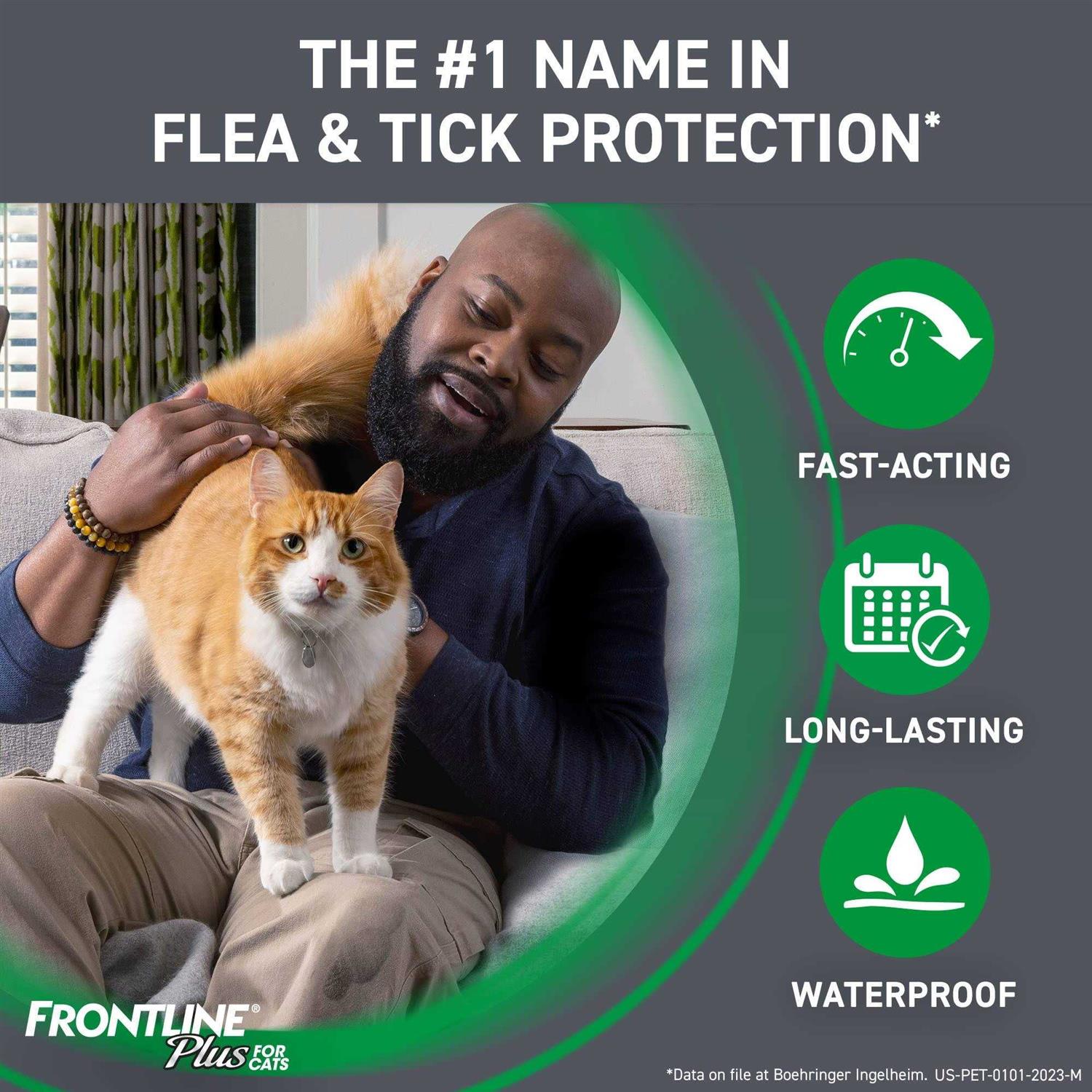 Frontline Plus Flea &amp; Tick for Cats - Pet Supplies online store