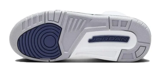 Big Kid's Jordan 3 Retro White/Midnight Navy (DM0967 140) - 4 - Curated Treasures Market