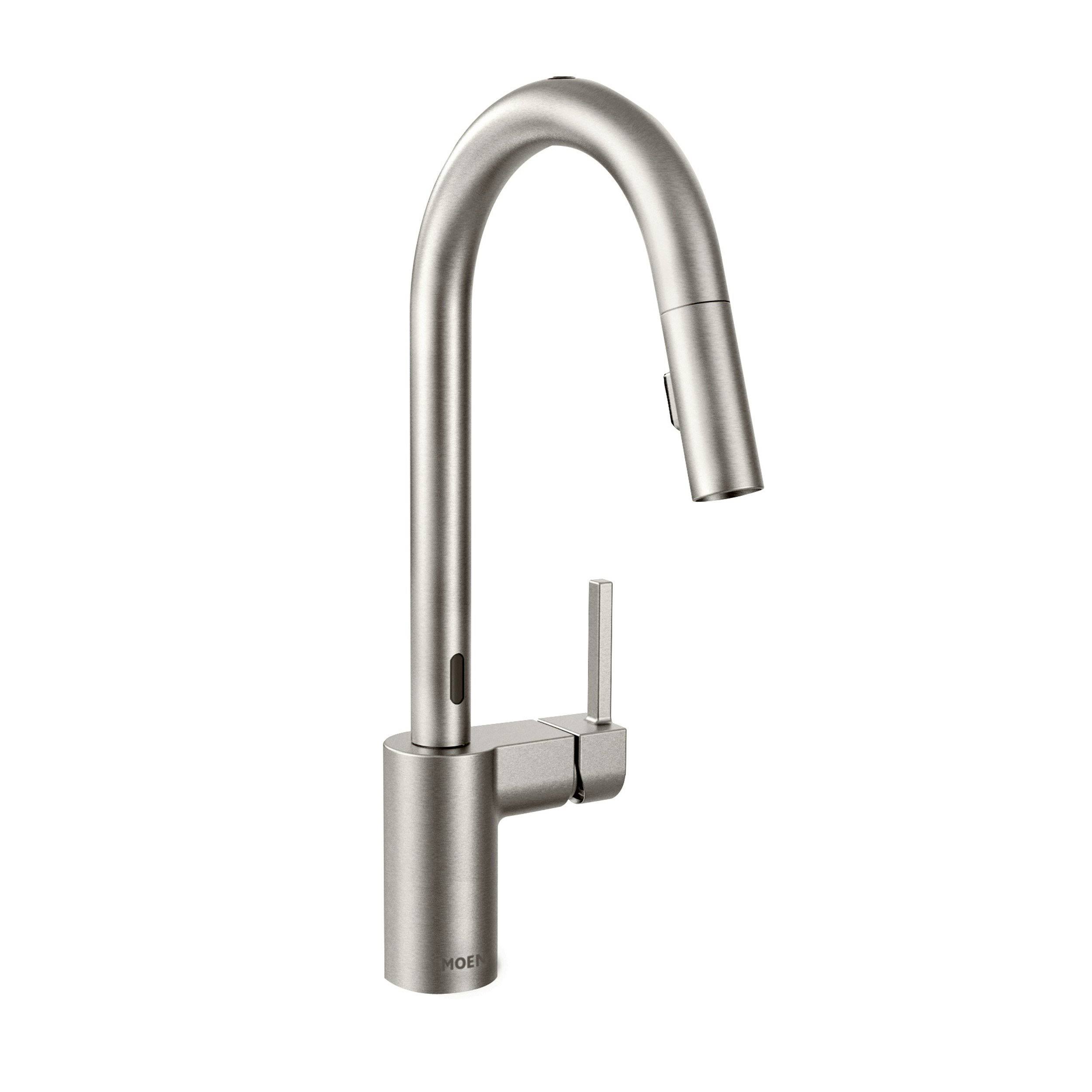 Moen Align Spot Resist Stainless One-Handle High Arc Pulldown Kitchen Faucet 7565ESRS