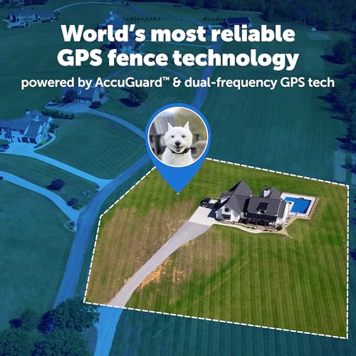 PetSafe Guardian GPS 2.0 Dog Fence + Tracking &ndash; Wireless Dog Fence with Reliable Dual Frequency GPS Tracking &ndash