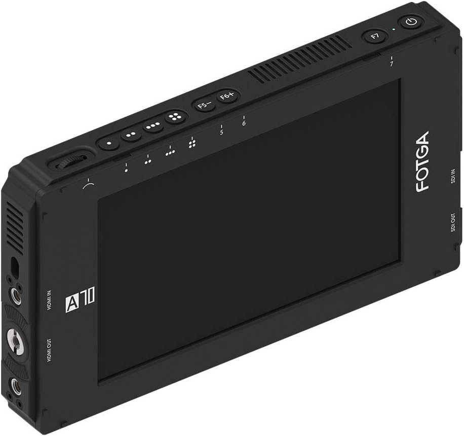 Fotga A70TLS 7 Inch FHD IPS Video On-Camera Touch Screen Field Monitor,Waveform,Vector,3D LUT, 3G SDI & HDMI 4K Input/Output,FHD