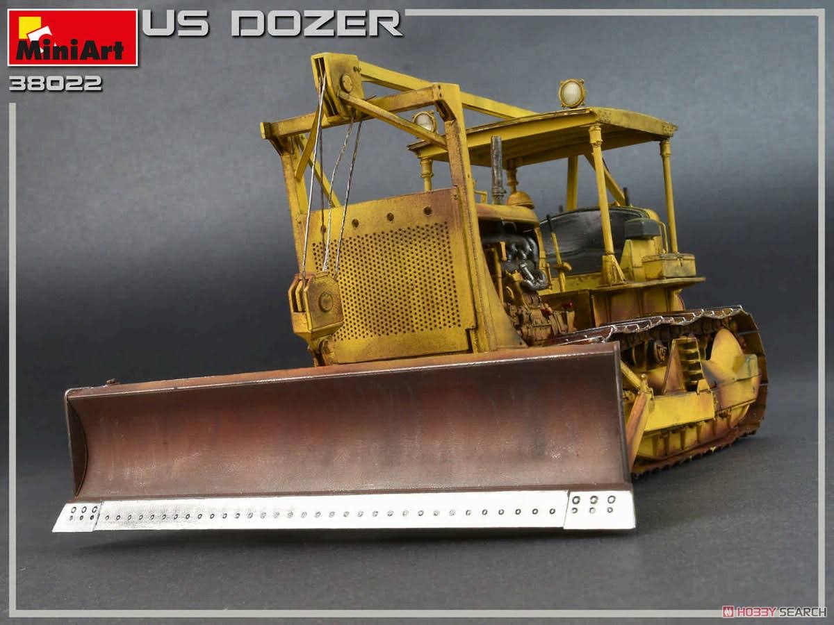 Miniart 1/35 Scale U.S. Bulldozer - Model Kit #38022