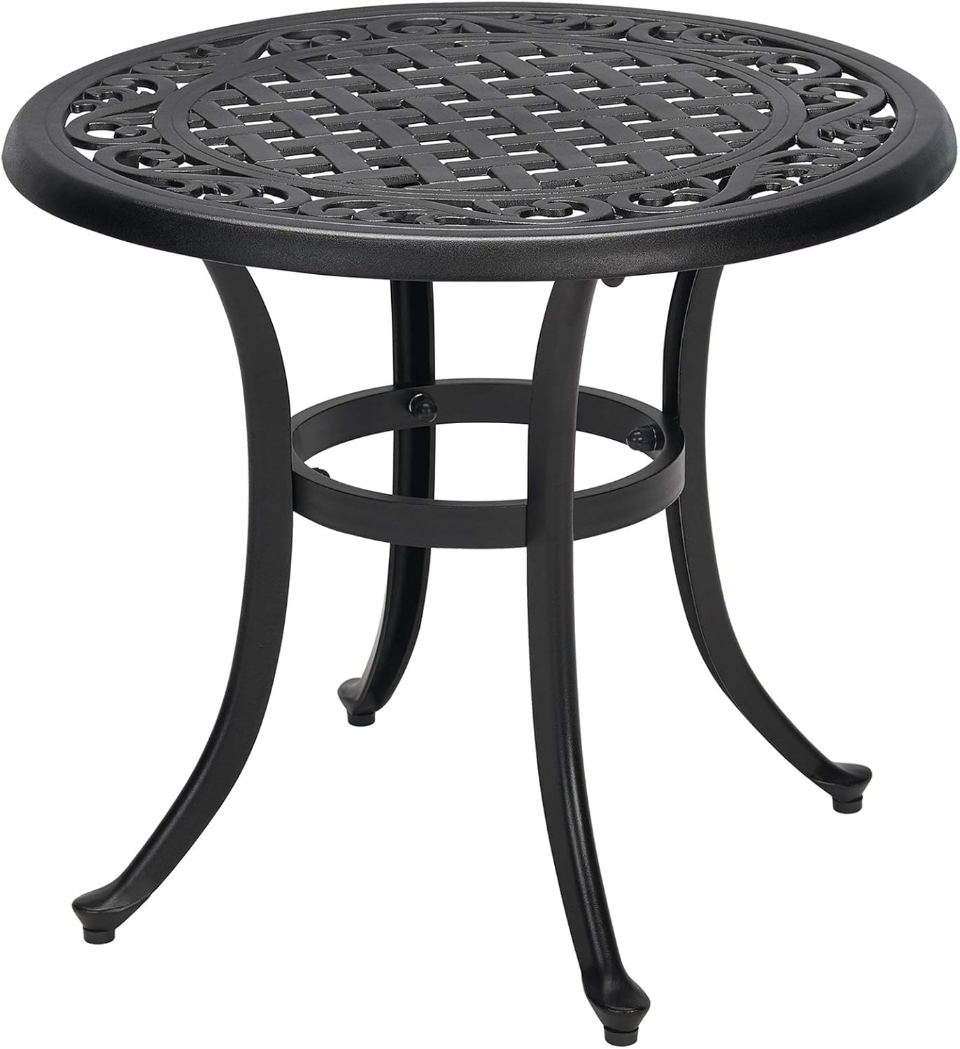 Laurel Canyon 3-Piece Cast Aluminum Patio Bistro Sets Antique Copper Finish Outdoor Furniture with Rust-Resistant Small Round Table and 2 Chairs for