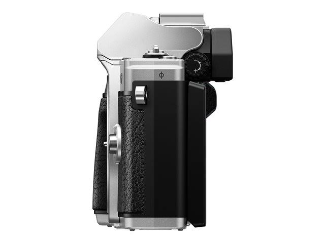 Olympus OM-D E-M10 Mark III 16.1 MP Mirrorless Ultra HD Digital Camera - 4K - Silver - M.Zuiko Digital ED 14-42mm EZ Lens
