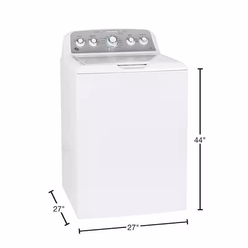 4.6 cu. ft. High-Efficiency White Top Load Washing Machine with Sanitize with Oxi, ENERGY STAR