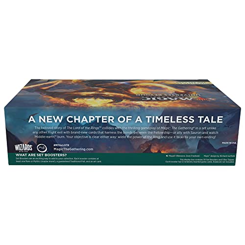 Magic: The Gathering The Lord of The Rings: Tales of Middle-Earth Set Booster Box - Various, 30 Packs (360 Magic Cards)