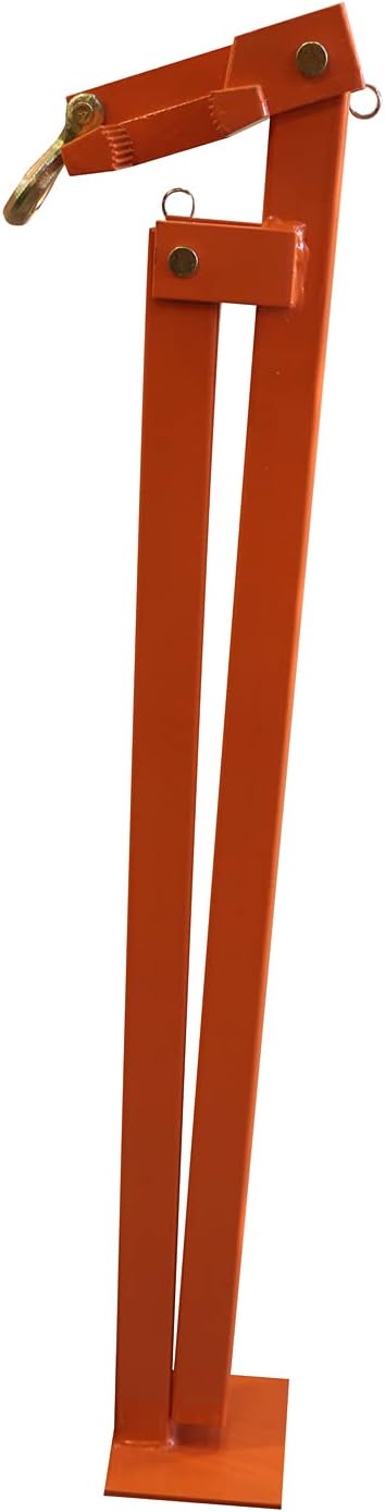 T Post Puller Fence Post Puller Heavy Duty Fence Post Puller with 47" Lifting Chain & T Post Puller Plate Puller T Post Puller for Round Fence Posts